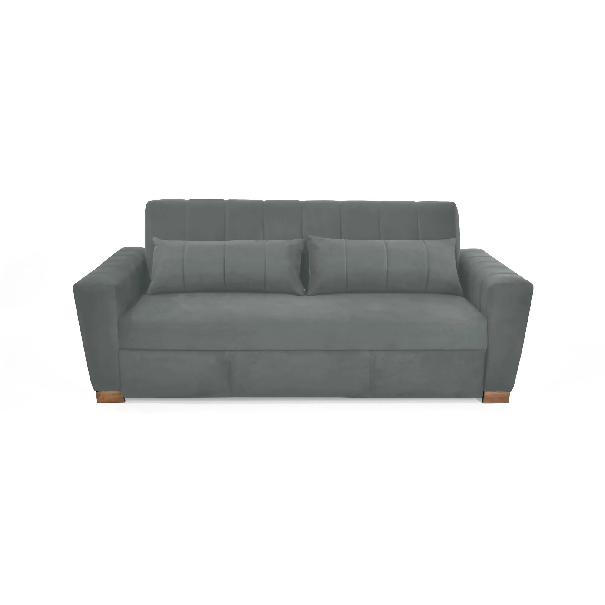 SOFA CAMA RECLINABLE HANNOVER 210X89X85 TELA GRIS