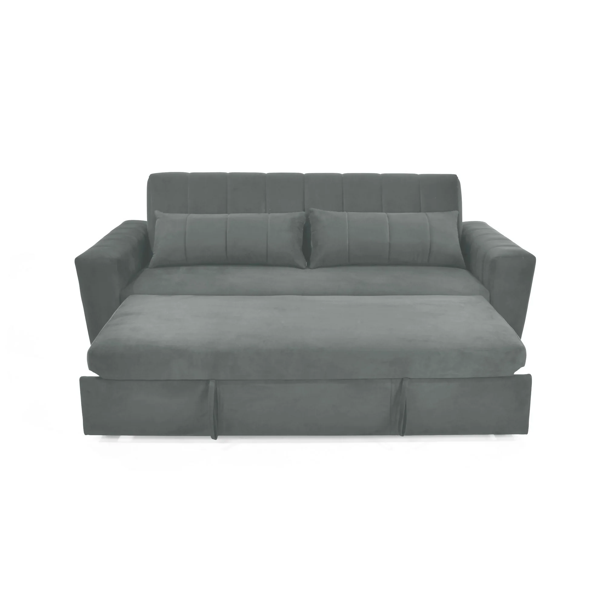 SOFA CAMA RECLINABLE HANNOVER 210X89X85 TELA GRIS - Image 2