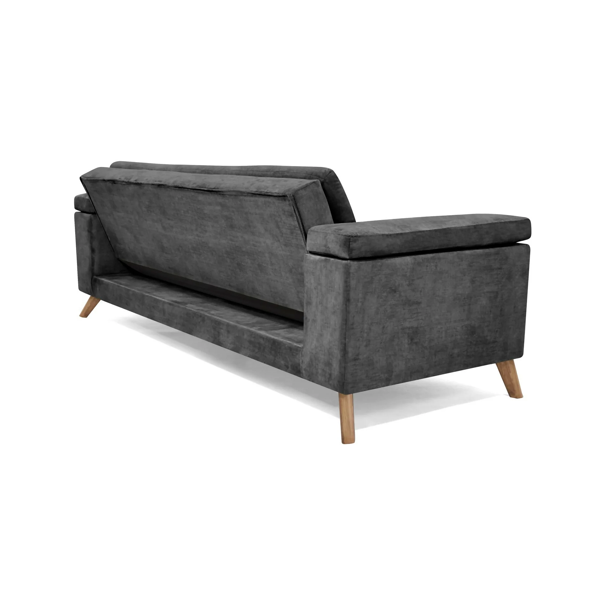 SOFA CAMA RECLINABLE MORETTO 230X86X82 TELA GRIS - Image 5