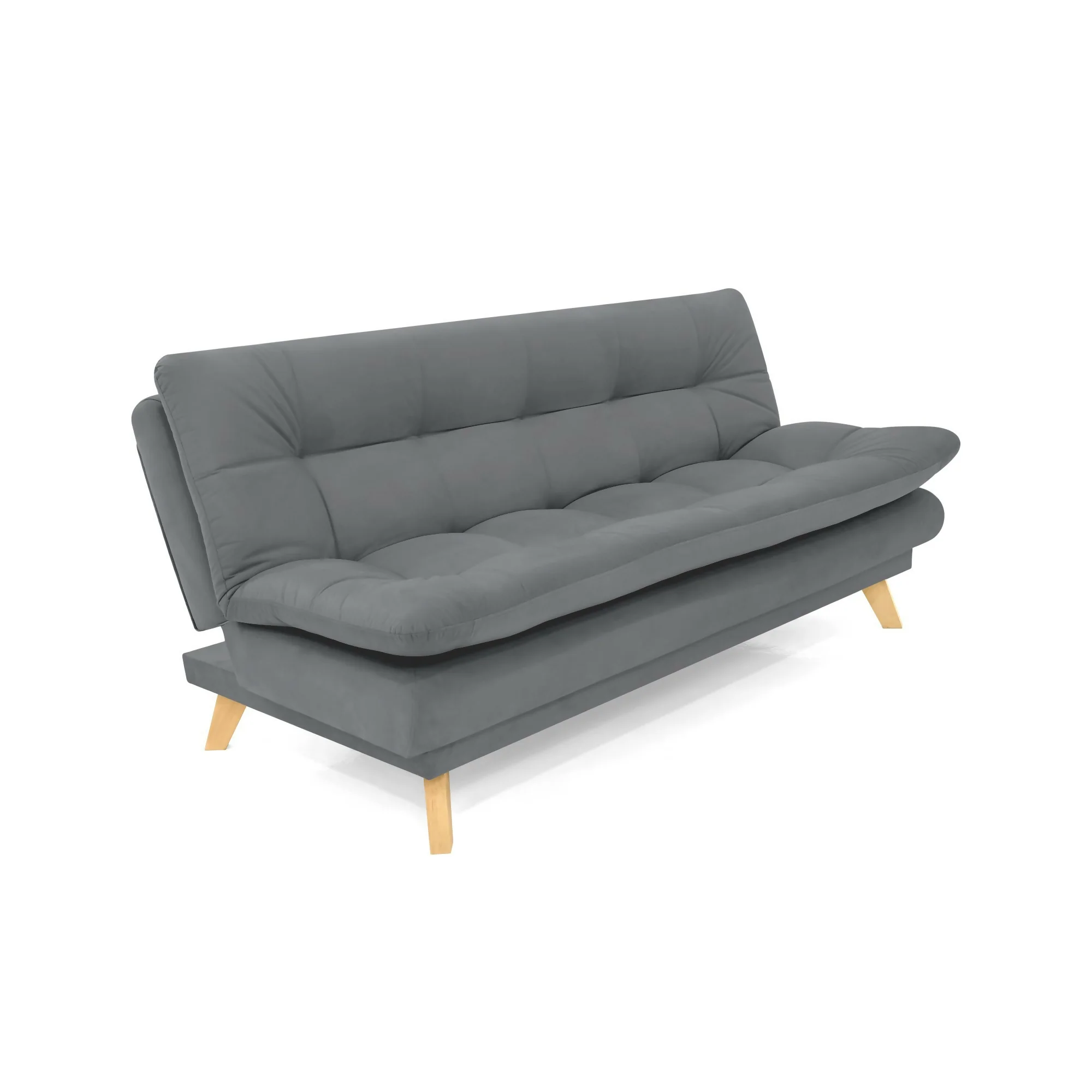 SOFA CAMA RECLINABLE MUNICH 180X90X85 TELA GRIS - Image 4