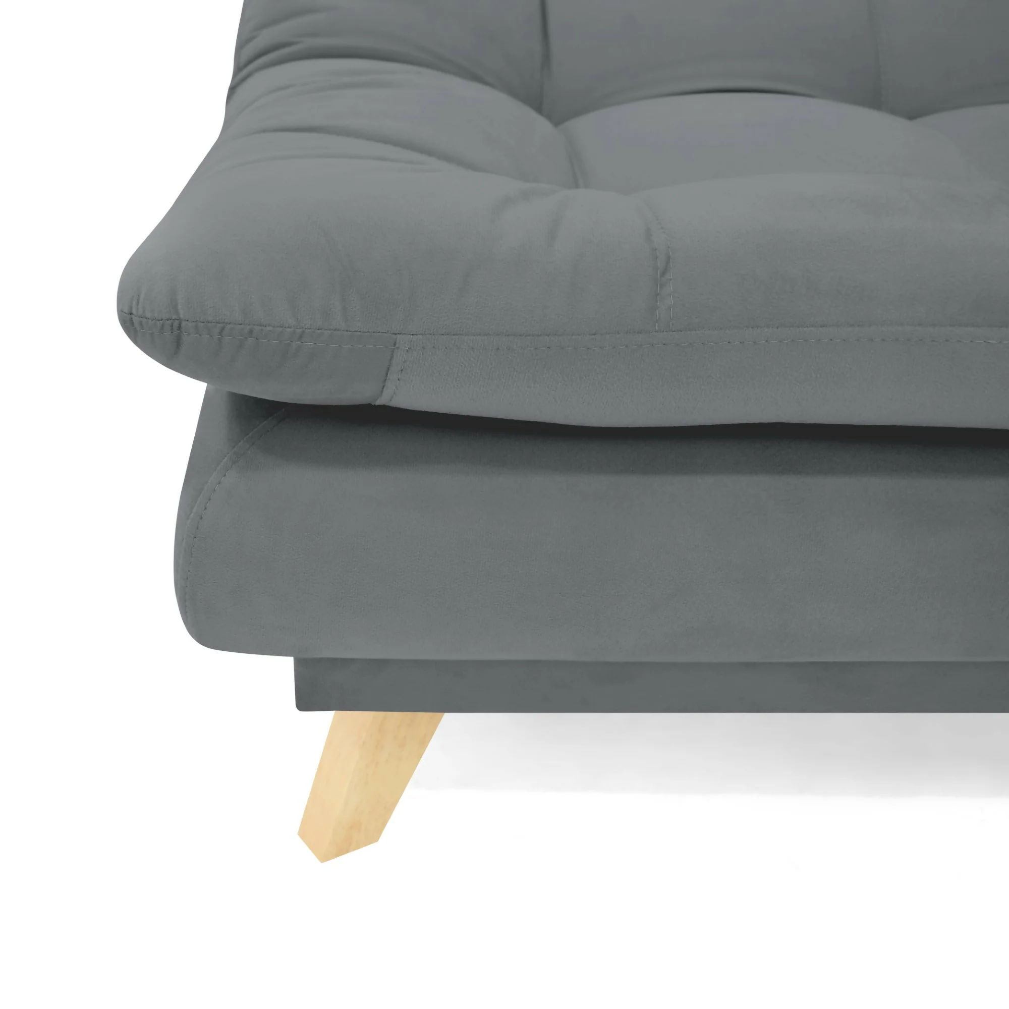SOFA CAMA RECLINABLE MUNICH 180X90X85 TELA GRIS - Image 6