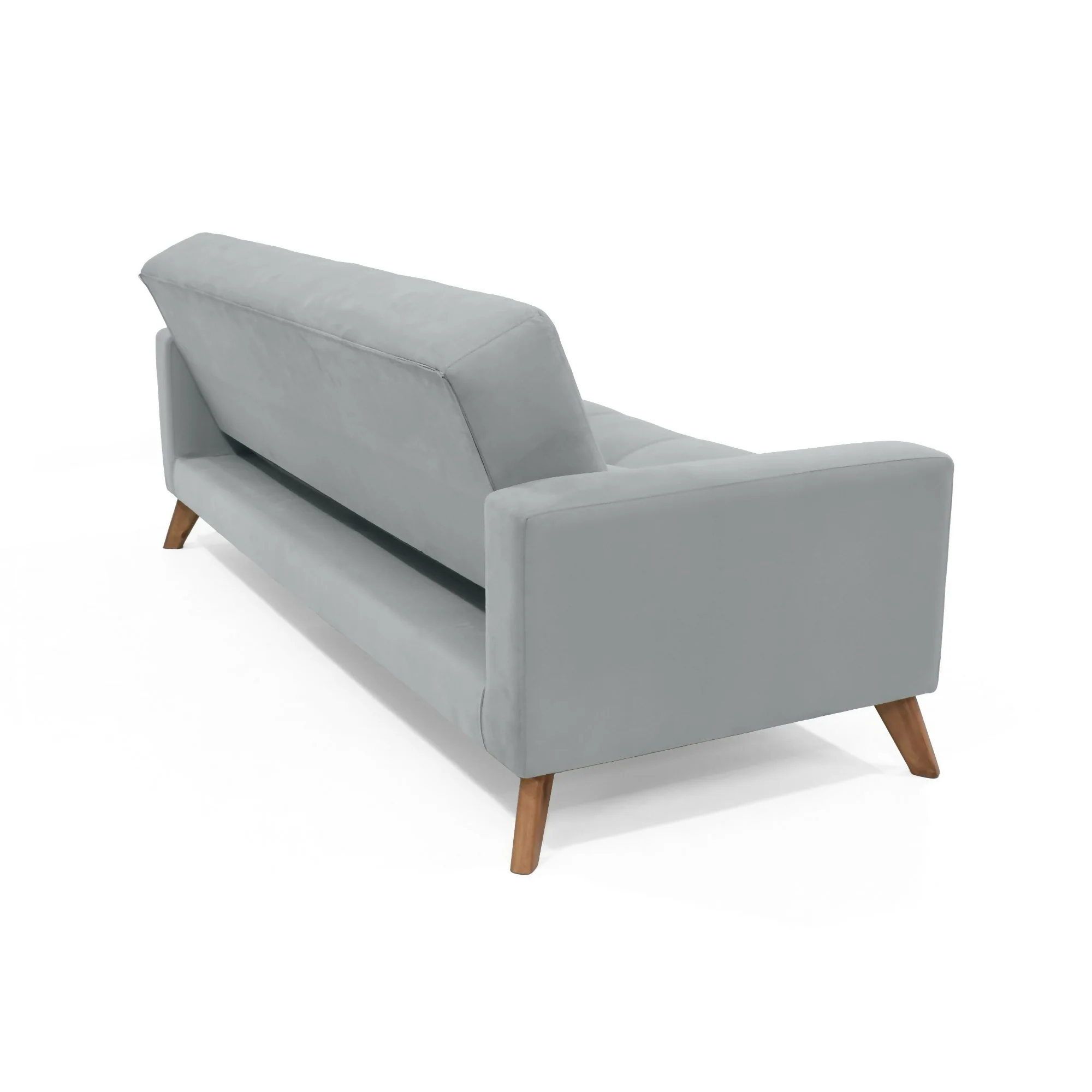 SOFA CAMA RECLINABLE SAHARA 206X90X82 TELA PLATA - Image 5