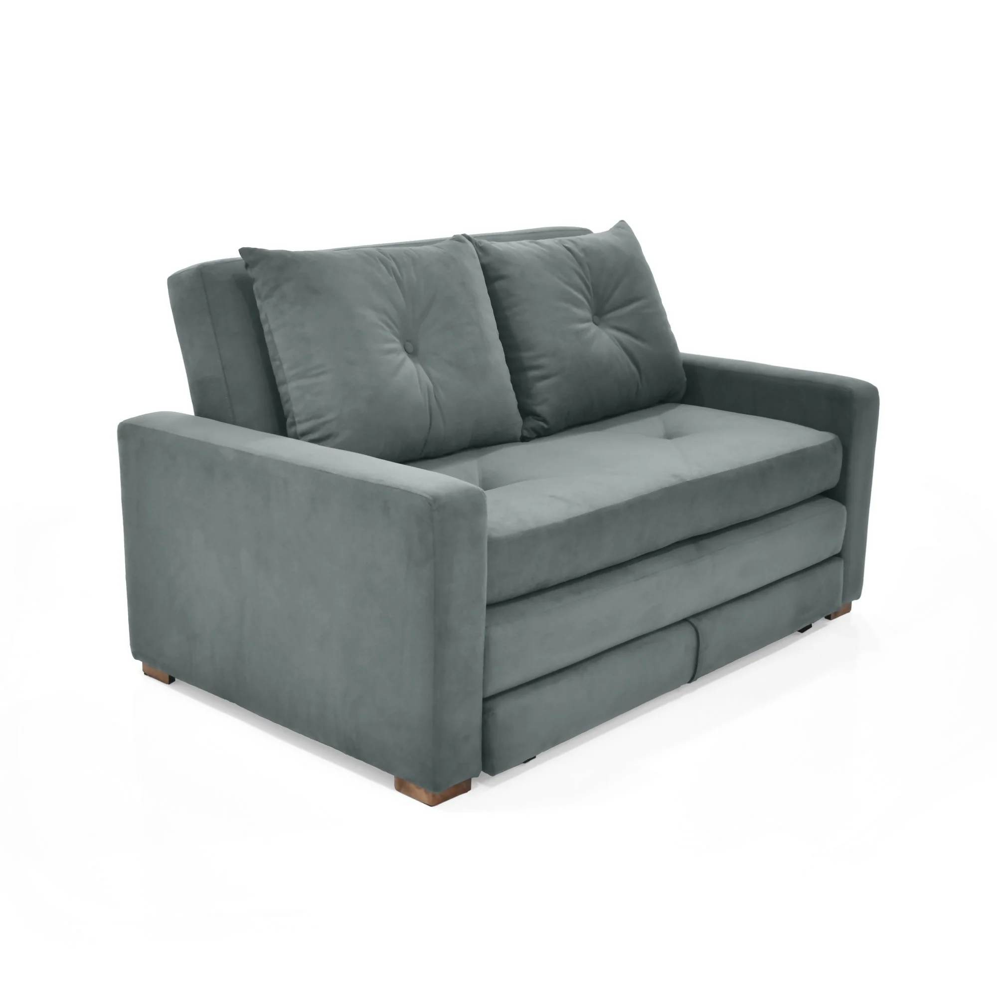 SOFA CAMA RECLINABLE TORINO 147X93X87 TELA GRIS - Image 5