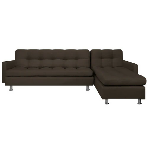 SOFA CAMA SOPHIE EN L ANTIFLUIDOS CAFÉ