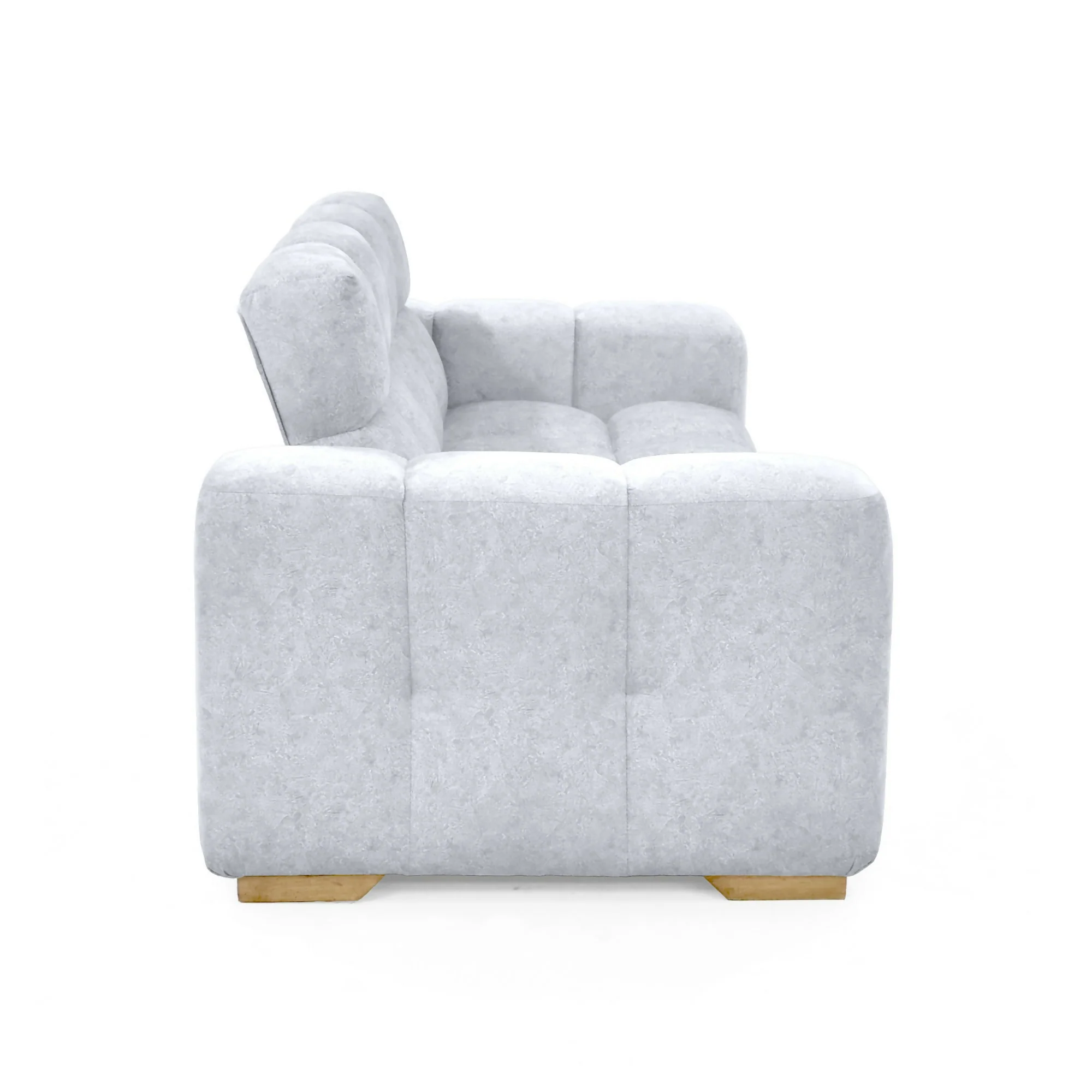 SOFA MIAMI 2 PUESTOS 171x88x81 TELA PLATA - Image 3