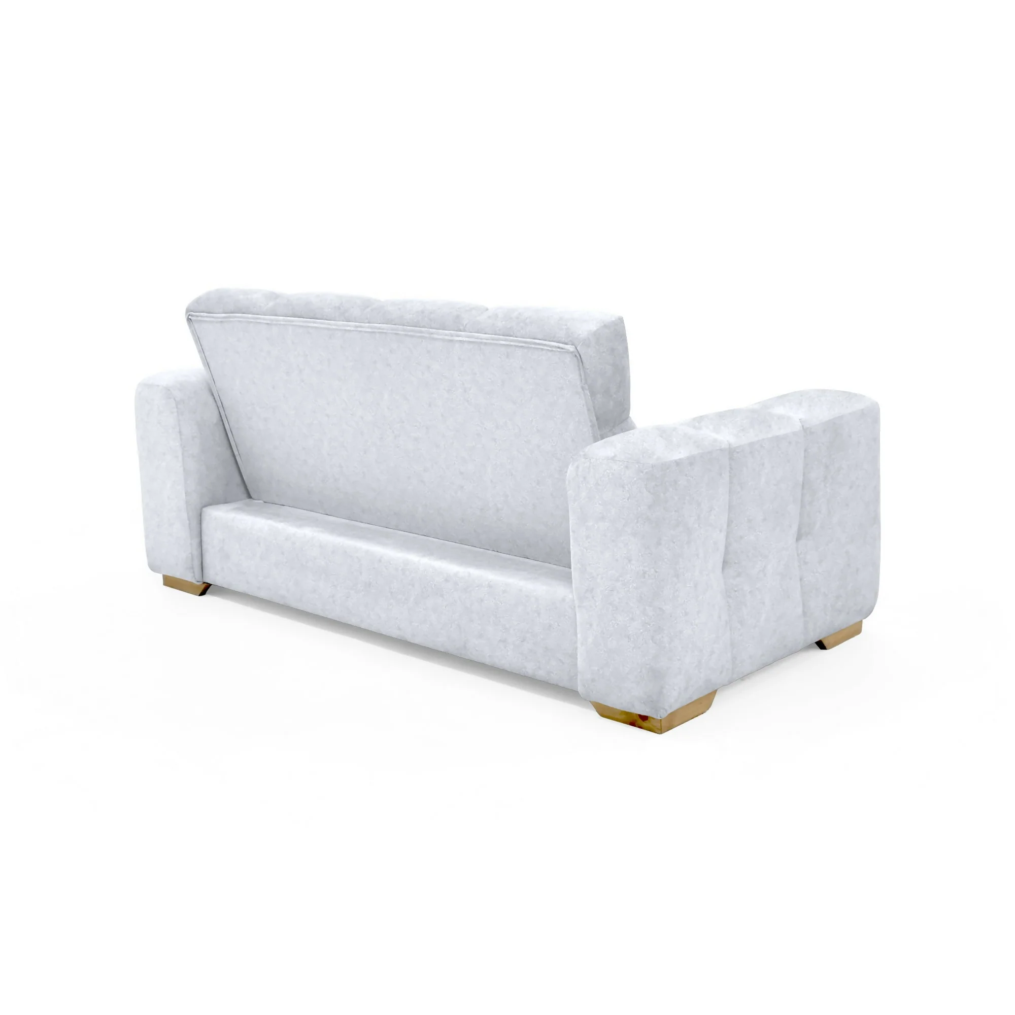 SOFA MIAMI 2 PUESTOS 171x88x81 TELA PLATA - Image 4