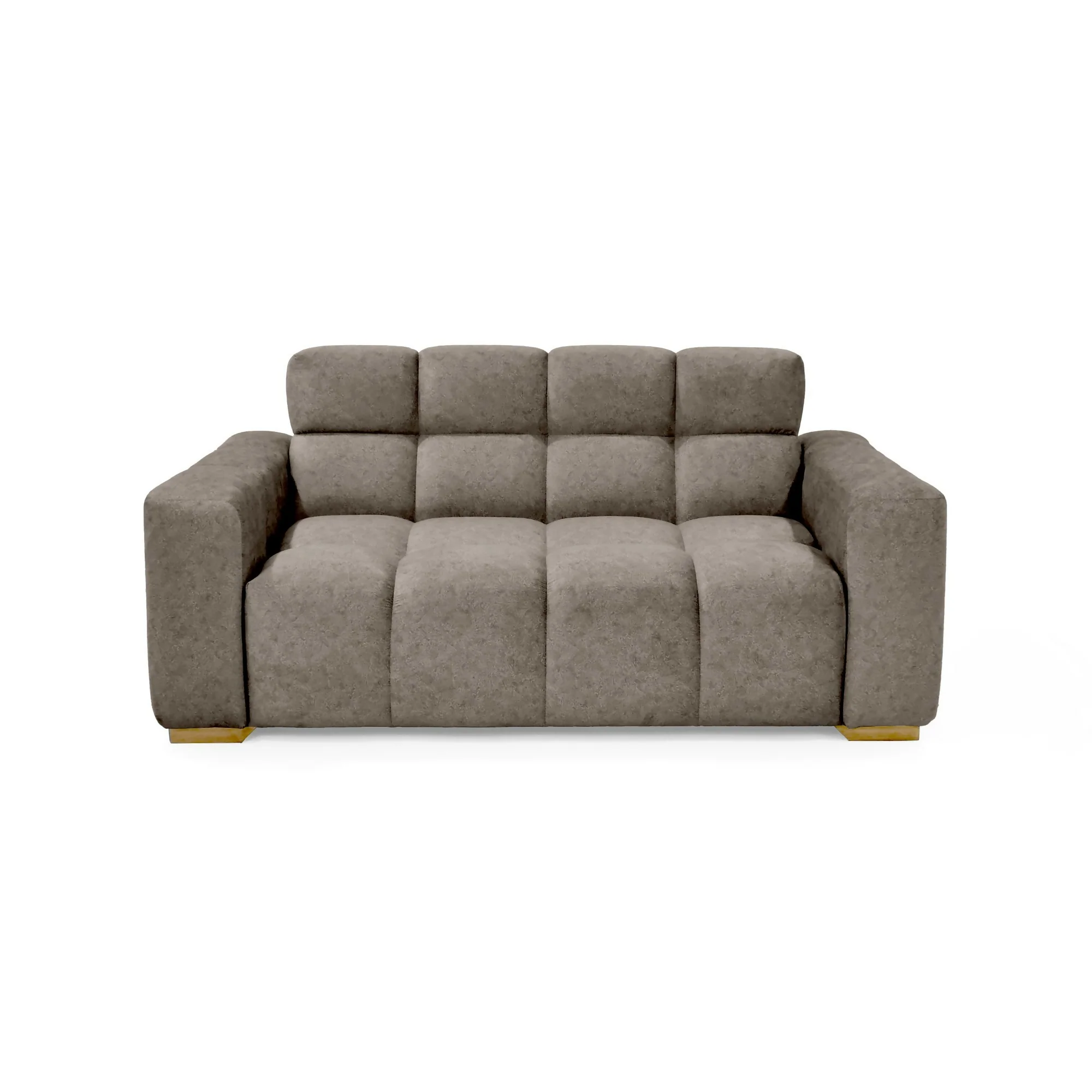 SOFA MIAMI 2 PUESTOS 171X88x81 TELA TAUPE
