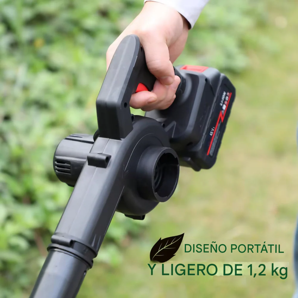 SOPLADORA HOJAS POLVO INALÁMBRICO 56V 2 BATERÍAS LITIO 650W - Image 3