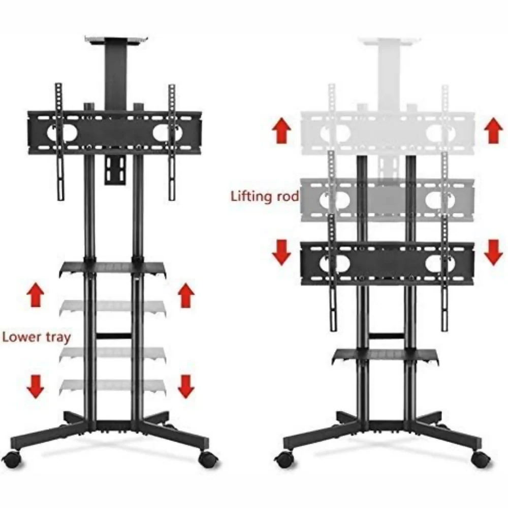SOPORTE DE PEDESTAL PARA TV 32 A 65 ALTURA AJUSTABLE A1600 - Image 2