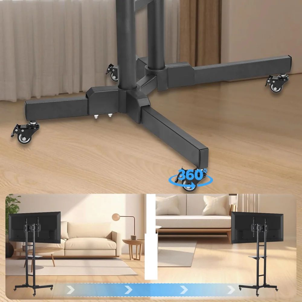 SOPORTE DE PEDESTAL PARA TV 32 A 65 ALTURA AJUSTABLE A1600 - Image 7