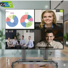 SOPORTE TV PEDESTAL REFORZADO 4 PANTALLAS 40 A 55 PULGADAS ✅ - Image 3