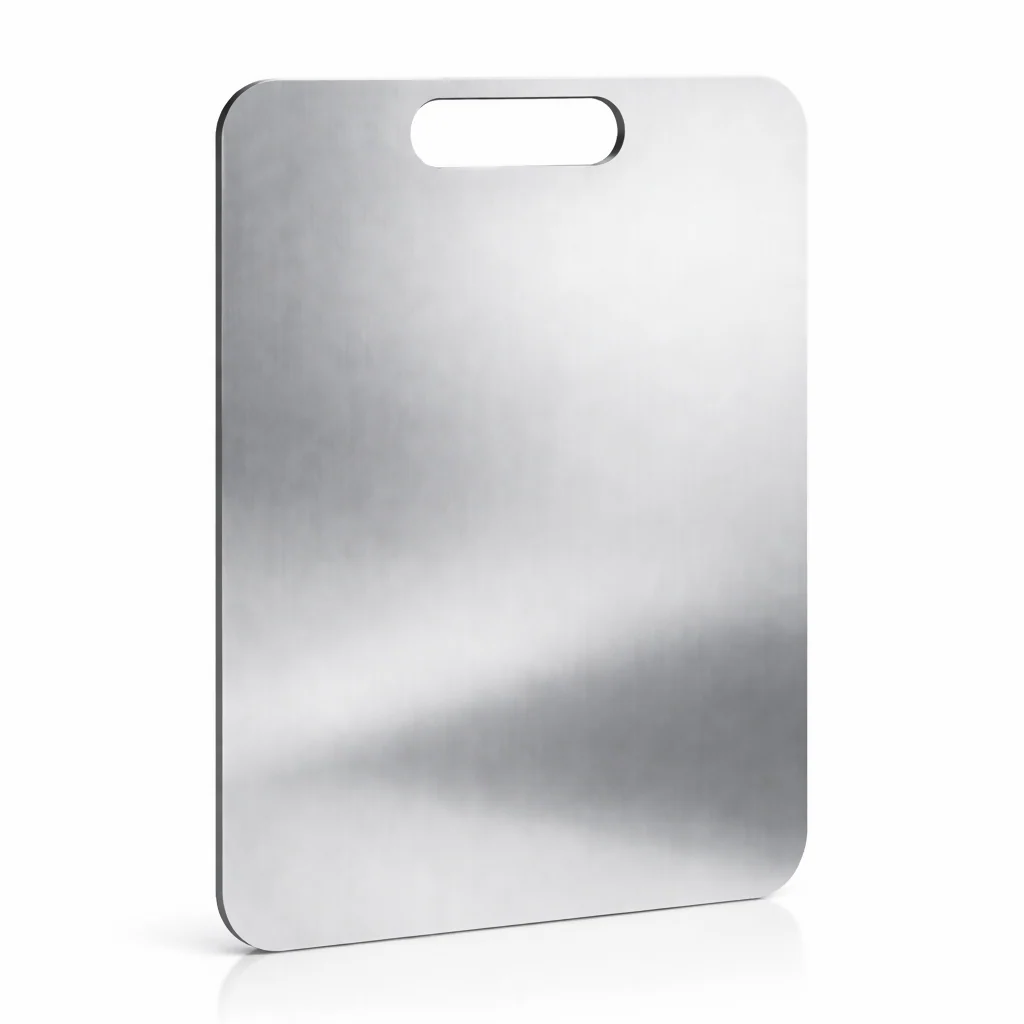 TABLA DE CORTAR ACERO INOXIDABLE ANTIBACTERIANA PROFESIONAL 35CM COCINA RESISTENTE Y FÁCIL LIMPIEZA