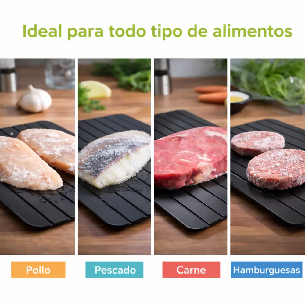 TABLA DESCONGELADOR RÁPIDO CARNE POLLO PESCADO ANTIADHERENTE COCINA DEFROST - Image 4
