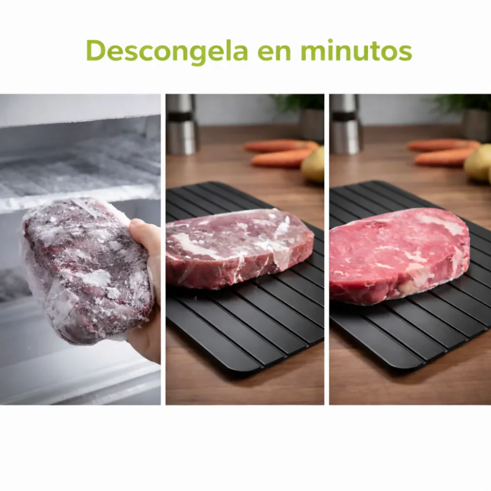 TABLA DESCONGELADOR RÁPIDO CARNE POLLO PESCADO ANTIADHERENTE COCINA DEFROST - Image 5
