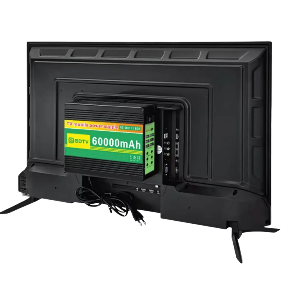 TELEVISOR 32 PULGADAS SOLAR BATERÍA 60000MAH CONTROL REMOTO - Image 5