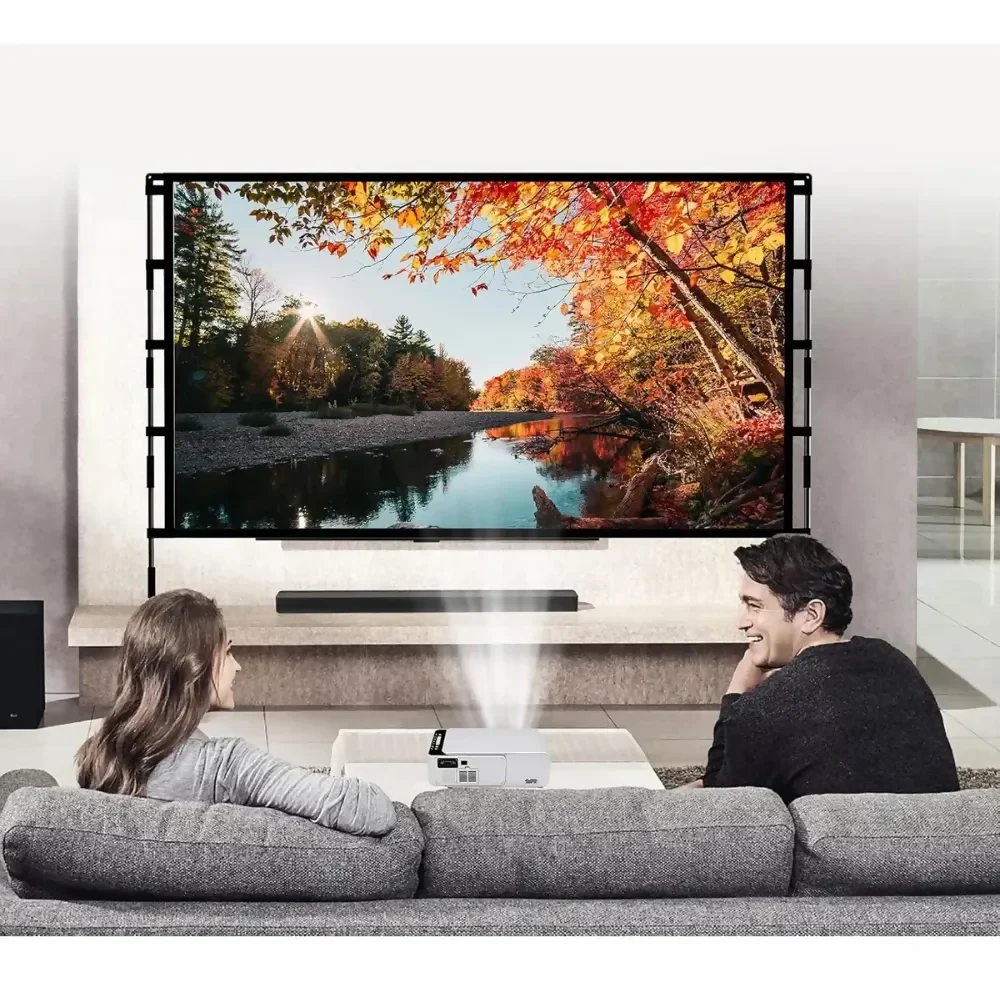 TELON PANTALLA PROYECTOR TRIPODE 100 PULGADAS 4K CON MALETA - Image 5