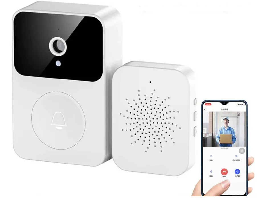 TIMBRE CON VÍDEO INALÁMBRICO INTELIGENTE P X9 SMART SECURITY