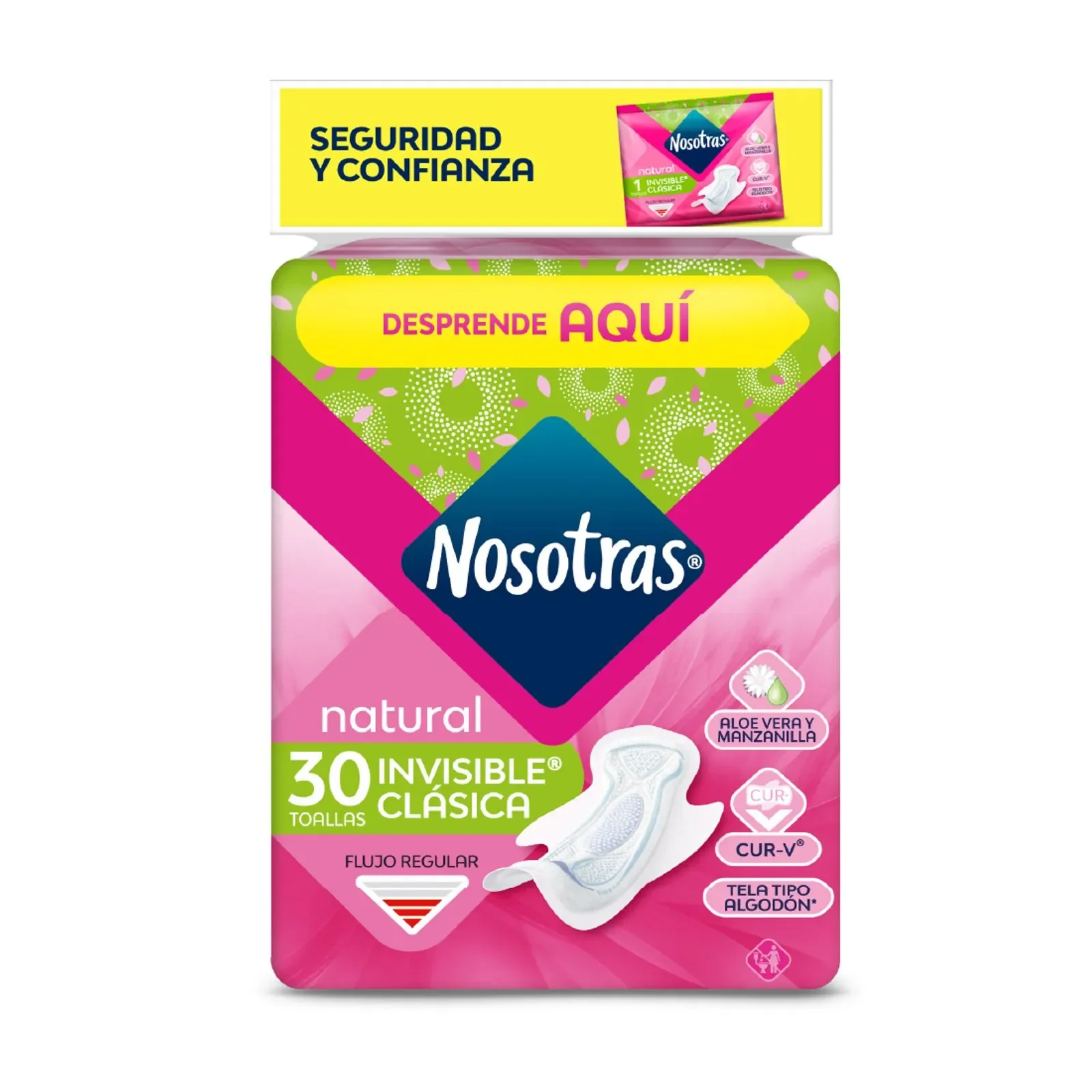 TOALLA HIGIENICA INVISIBLE CLASICA 11116