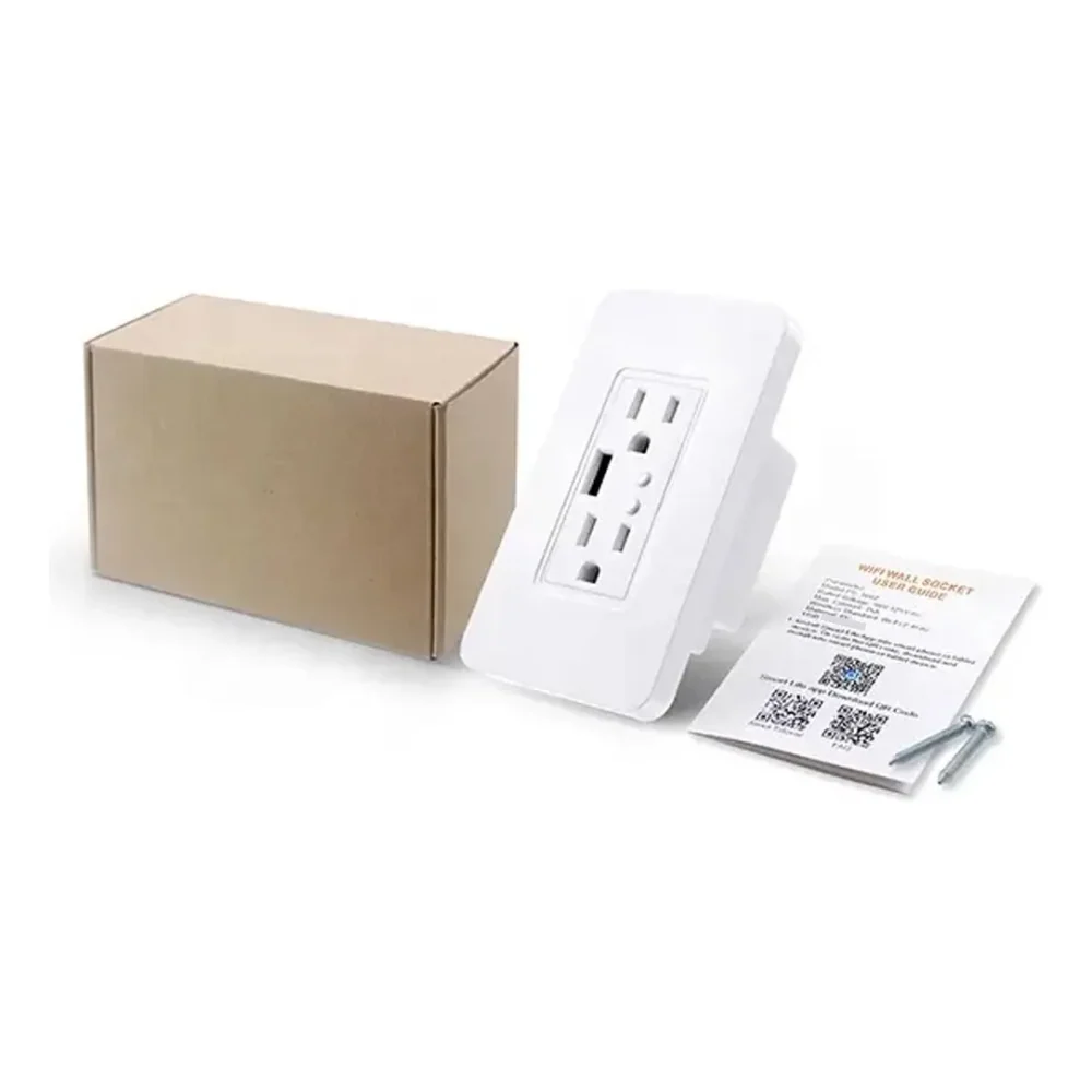 TOMA CORRIENTE DOBLE INTELIGENTE WIFI APP ALEXA GOOGLE HOME - Image 3