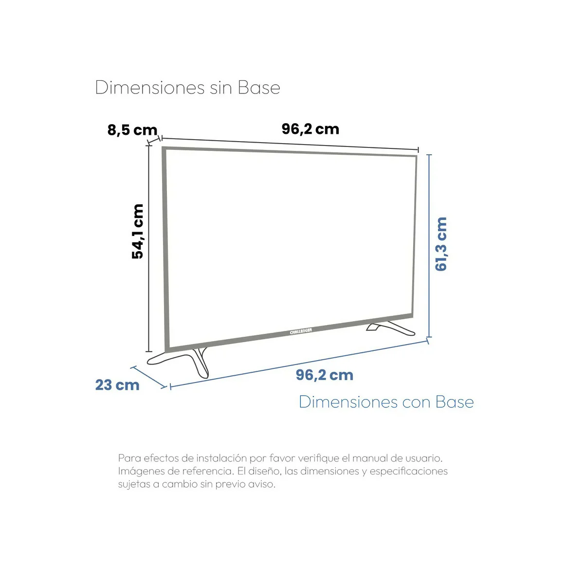 TV CHALLENGER 43" LED 43KG90 BT GOOGLE T2 - Image 4