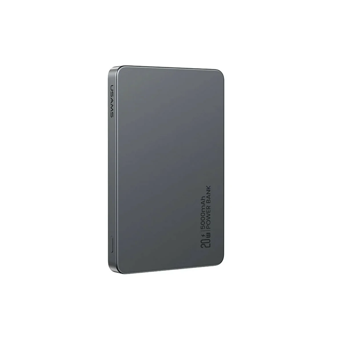 USAMS POWERBANK PD 20W MAGNÉTICO CARGA RÁPIDA WIRELESS 5000MAH GRIS (CD231) - Image 2