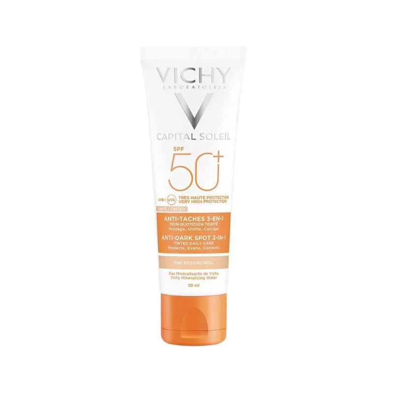 VICHY CAPITAL SOLEIL ANTIMANCHAS 3 EN 1 SPF 50+ X 50ML