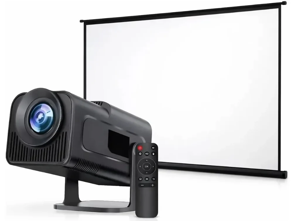 VIDEO BEAM PROYECTOR HY320 WIFI BLUETOOTH TELON 84 PULGADAS