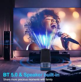 VIDEO BEAM PROYECTOR HY320 WIFI BLUETOOTH TELON 84 PULGADAS - Image 3