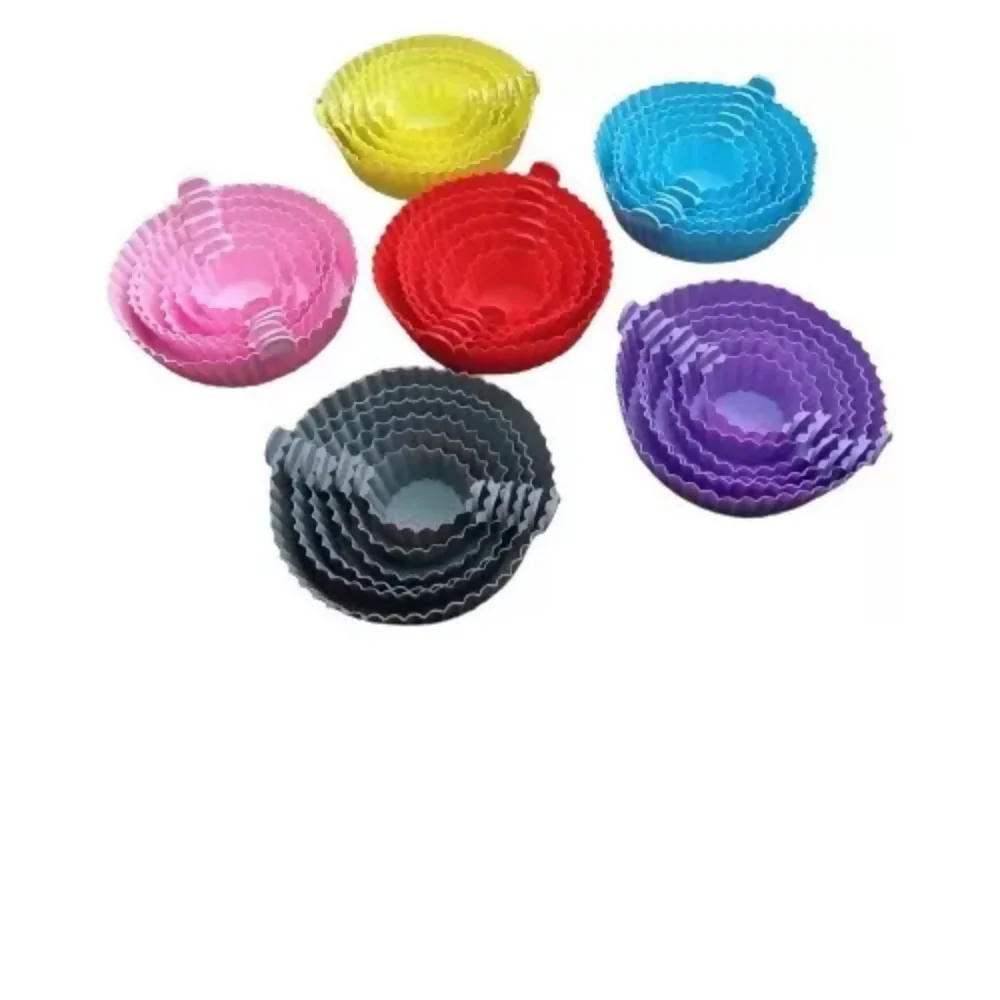 X6 MOLDES SILICONA AZUL HOMETV PARA AIRFRYER 20CM REUTILIZABLES - Image 4