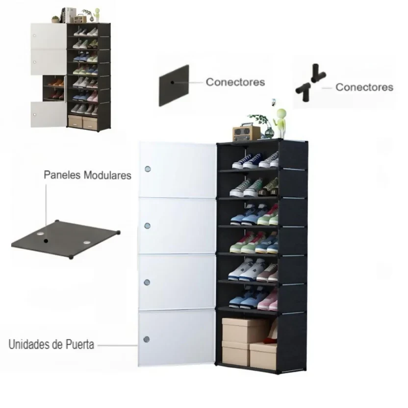 ZAPATERO DE TELA 4 PUERTAS - Image 3